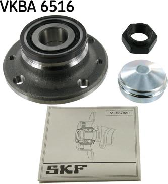 SKF VKBA 6516 - Комплект подшипника, ступицы колеса abcparts.ee