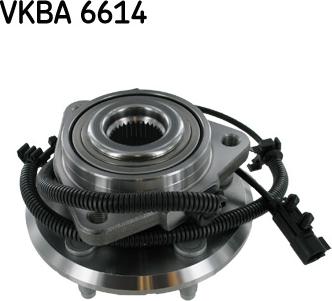 SKF VKBA 6614 - Комплект подшипника, ступицы колеса abcparts.ee