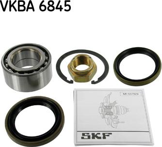 SKF VKBA 6845 - Комплект подшипника, ступицы колеса abcparts.ee