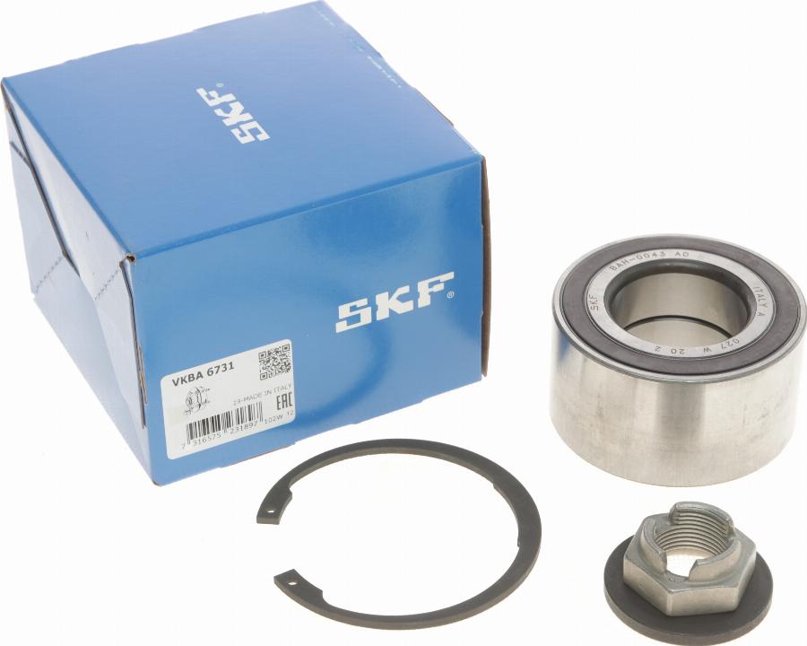SKF VKBA 6731 - Комплект подшипника, ступицы колеса abcparts.ee