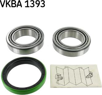 SKF VKBA 1393 - Комплект подшипника, ступицы колеса abcparts.ee