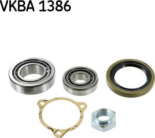 SKF VKBA 1386 - Комплект подшипника, ступицы колеса abcparts.ee