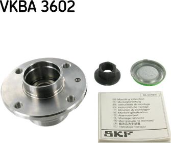 SKF VKBA 3602 - Комплект подшипника, ступицы колеса abcparts.ee