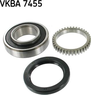 SKF VKBA 7455 - Комплект подшипника, ступицы колеса abcparts.ee