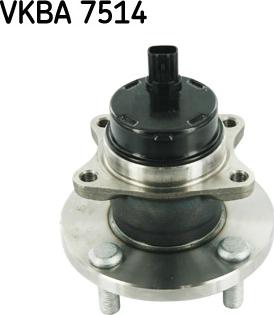 SKF VKBA 7514 - Комплект подшипника, ступицы колеса abcparts.ee