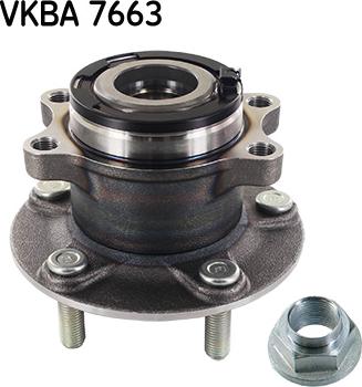 SKF VKBA 7663 - Комплект подшипника, ступицы колеса abcparts.ee