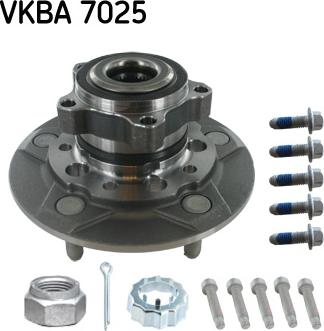 SKF VKBA 7025 - Комплект подшипника, ступицы колеса abcparts.ee