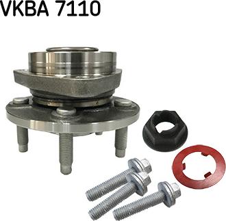 SKF VKBA 7110 - Комплект подшипника, ступицы колеса abcparts.ee