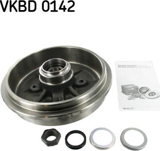 SKF VKBD 0142 - Тормозной барабан abcparts.ee