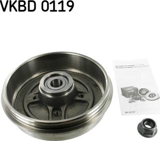 SKF VKBD 0119 - Тормозной барабан abcparts.ee