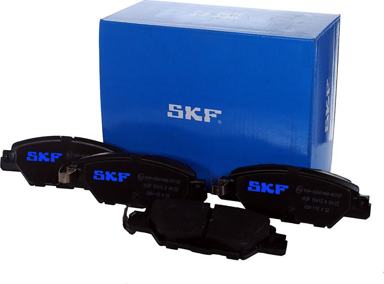 SKF VKBP 90415 A - Тормозные колодки, дисковые, комплект abcparts.ee