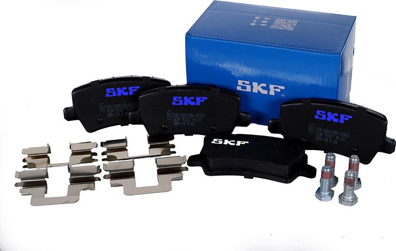 SKF VKBP 90027 - Тормозные колодки, дисковые, комплект abcparts.ee