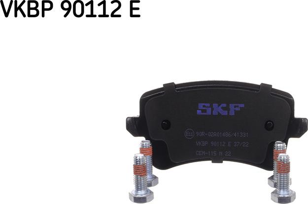 SKF VKBP 90112 E - Тормозные колодки, дисковые, комплект abcparts.ee