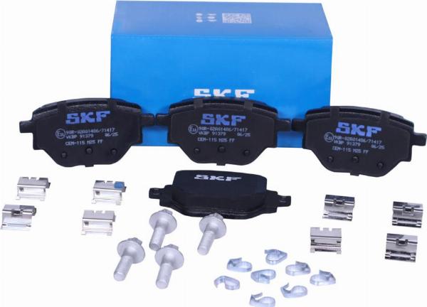 SKF VKBP 91379 - Тормозные колодки, дисковые, комплект abcparts.ee