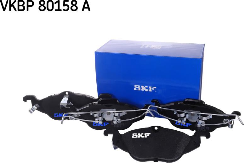 SKF VKBP 80158 A - Тормозные колодки, дисковые, комплект abcparts.ee
