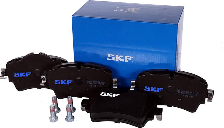 SKF VKBP 80153 - Тормозные колодки, дисковые, комплект abcparts.ee