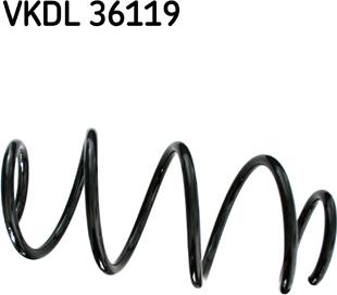 SKF VKDL 36119 - Пружина ходовой части abcparts.ee