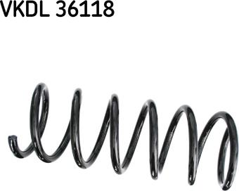 SKF VKDL 36118 - Пружина ходовой части abcparts.ee
