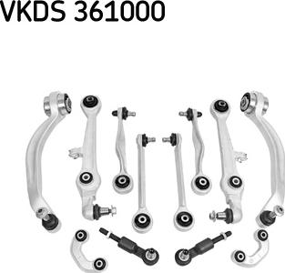 SKF VKDS 361000 - Комплектующее руля, подвеска колеса abcparts.ee