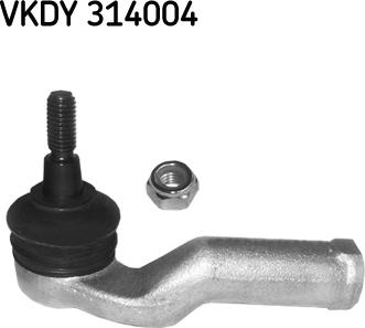 SKF VKDY 314004 - Наконечник рулевой тяги, шарнир abcparts.ee