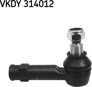 SKF VKDY 314012 - Наконечник рулевой тяги, шарнир abcparts.ee