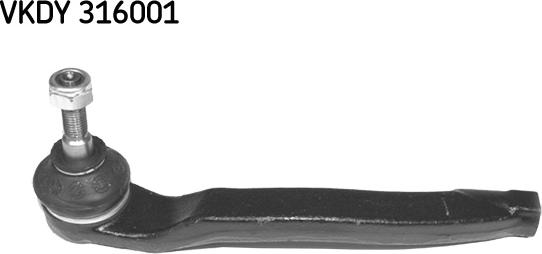 SKF VKDY 316001 - Наконечник рулевой тяги, шарнир abcparts.ee