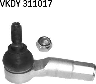 SKF VKDY 311017 - Наконечник рулевой тяги, шарнир abcparts.ee