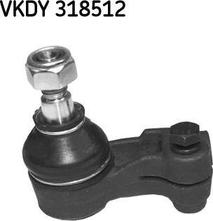 SKF VKDY 318512 - Наконечник рулевой тяги, шарнир abcparts.ee