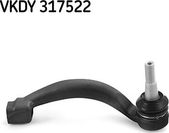 SKF VKDY 317522 - Наконечник рулевой тяги, шарнир abcparts.ee