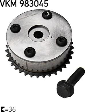 SKF VKM 983045 - Шестерня привода распределительного вала abcparts.ee