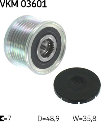 SKF VKM 03601 - Шкив генератора, муфта abcparts.ee