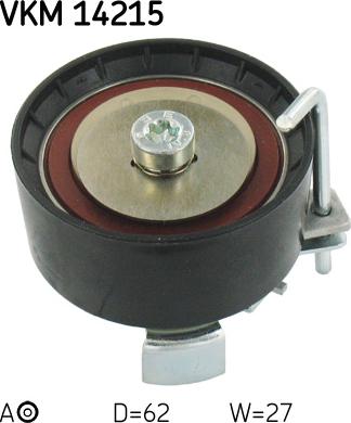 SKF VKM 14215 - Натяжной ролик, зубчатый ремень ГРМ abcparts.ee