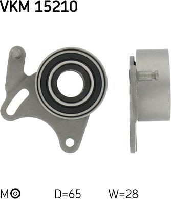 SKF VKM 15210 - Натяжной ролик, зубчатый ремень ГРМ abcparts.ee