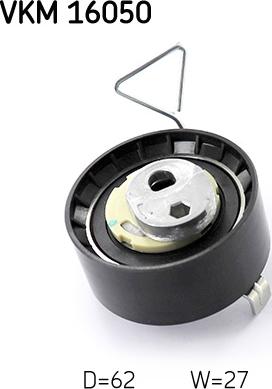 SKF VKM 16050 - Натяжной ролик, зубчатый ремень ГРМ abcparts.ee