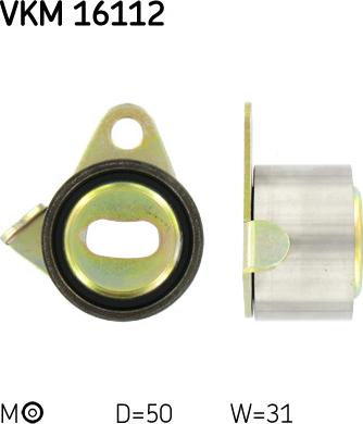 SKF VKM 16112 - Натяжной ролик, зубчатый ремень ГРМ abcparts.ee