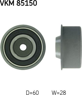 SKF VKM 85150 - Направляющий ролик, зубчатый ремень ГРМ abcparts.ee