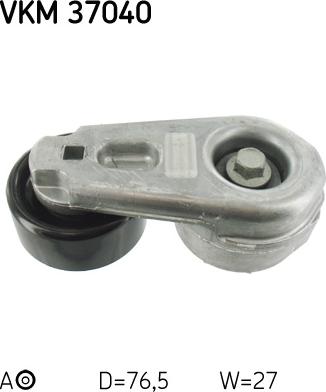 SKF VKM 37040 - Ролик, поликлиновый ремень abcparts.ee