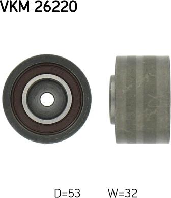 SKF VKM 26220 - Направляющий ролик, зубчатый ремень ГРМ abcparts.ee
