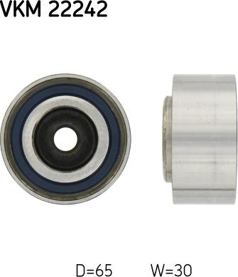 SKF VKM 22242 - Направляющий ролик, зубчатый ремень ГРМ abcparts.ee