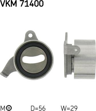 SKF VKM 71400 - Натяжной ролик, зубчатый ремень ГРМ abcparts.ee