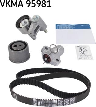 SKF VKMA 95981 - Комплект зубчатого ремня ГРМ abcparts.ee