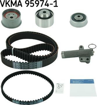 SKF VKMA 95974-1 - Комплект зубчатого ремня ГРМ abcparts.ee