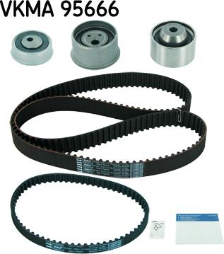 SKF VKMA 95666 - Комплект зубчатого ремня ГРМ abcparts.ee