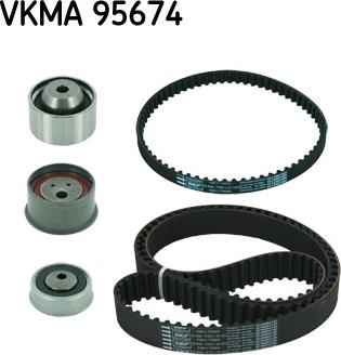SKF VKMA 95674 - Комплект зубчатого ремня ГРМ abcparts.ee