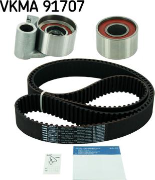 SKF VKMA 91707 - Комплект зубчатого ремня ГРМ abcparts.ee