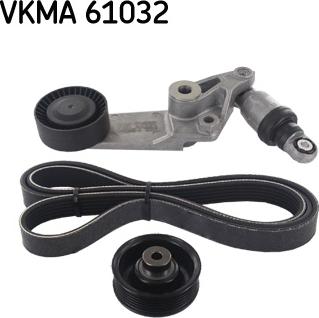 SKF VKMA 61032 - Поликлиновый ременный комплект abcparts.ee