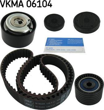 SKF VKMA 06104 - Комплект зубчатого ремня ГРМ abcparts.ee