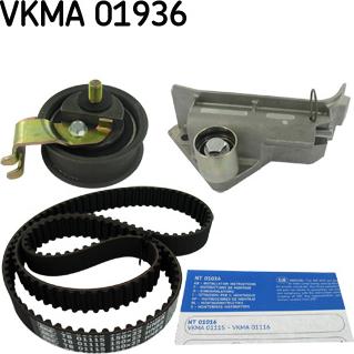 SKF VKMA 01936 - Комплект зубчатого ремня ГРМ abcparts.ee