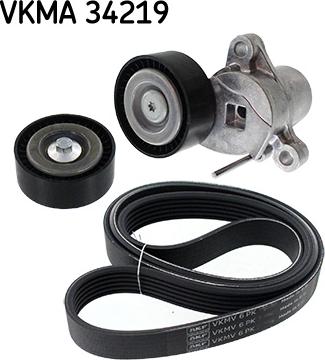 SKF VKMA 34219 - Поликлиновый ременный комплект abcparts.ee