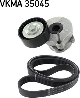 SKF VKMA 35045 - Поликлиновый ременный комплект abcparts.ee